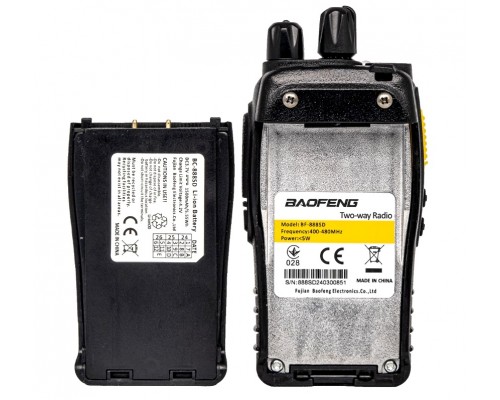 Baofeng BF-888SD радіостанція 400-480 МГц (UHF)