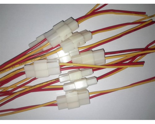 Роз'єм живлення для радіостанцій автомобільний 2-х контактний (пара)