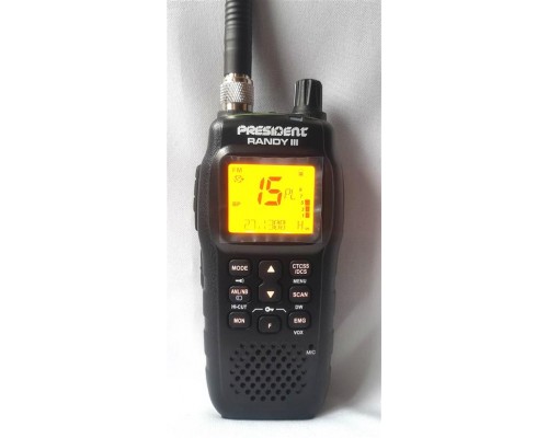 President Randy III ASC Portable переносна радіостанція 27 МГц