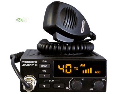 President Jimmy III ASC 12V радіостанція 27 МГц President Jimmy III ASC 12V радіостанція 27 МГц
