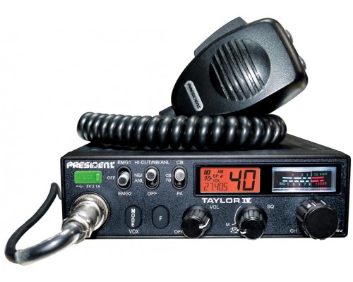 President Taylor IV ASC 12/24V радіостанція 27 МГц