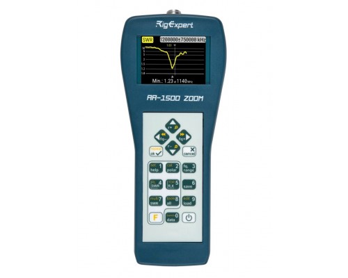 RigExpert AA-1500 ZOOM антенний аналізатор 0.1 - 1500 МГц (TFT) RigExpert AA-1500 ZOOM антенний аналізатор 0.1 - 1500 МГц (TFT)