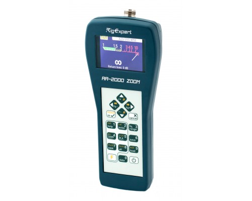 RigExpert AA-2000 ZOOM антенний аналізатор (0.1- 2000 МГц, Bluetooth, USB)