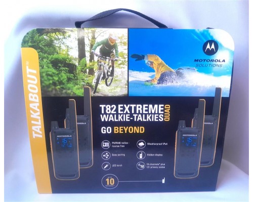 Motorola TALKABOUT T82 EXTREME QUAD (4 шт в комплекті)